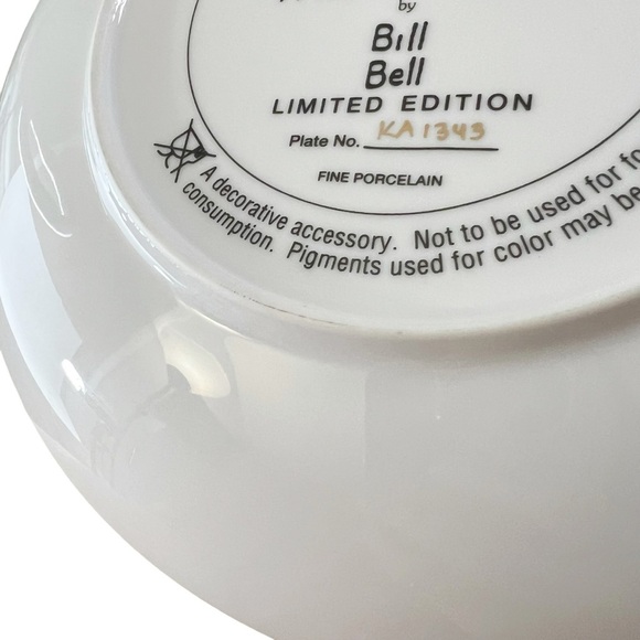 Franklin Mint Heirloom Bill Bell Whisker Wuv Collector Plate - Picture 9 of 10